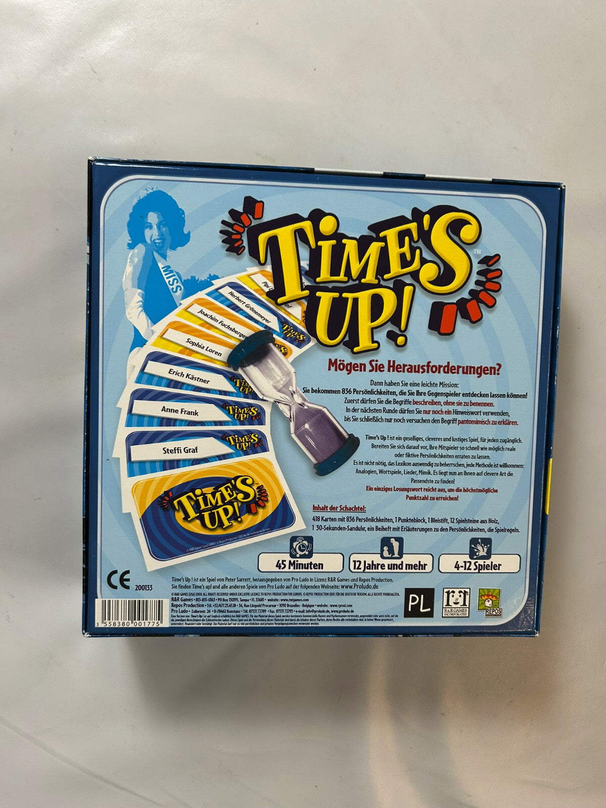 Times Up - Keine Zeit zu Verlieren!  Brettspiel  Pro Ludo  Rarität - Vollständig - Ansicht 8