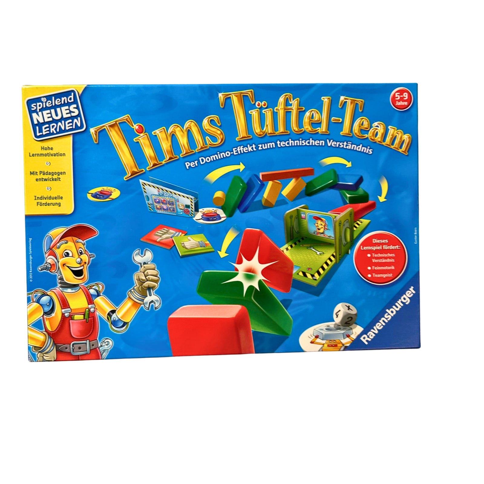 Tims Tüftel-Team Ravensburger-Lernspiel Brettspiel – SKU A10568 – Gesellschaftsspiel gebraucht kaufen bei Brettspielimperium