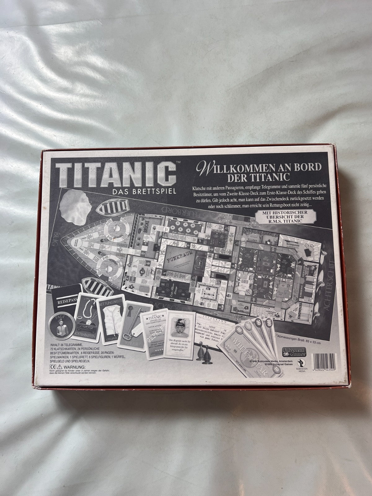 TITANIC - Das Brettspiel - Universal Games - Rubinstein - 1999 - Unbespielt - Ansicht 11