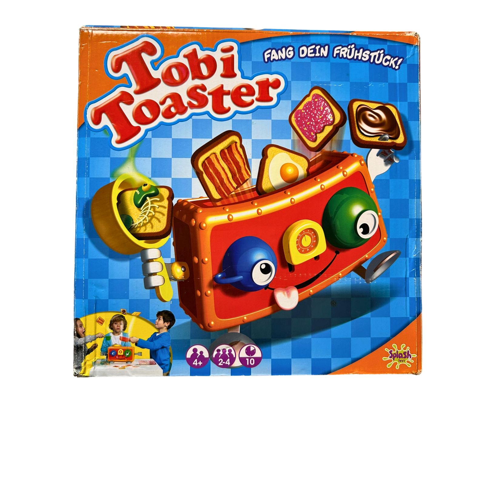 Tobi Toaster Spiel Splash Toys – gebraucht komplett – Brettspielimperium