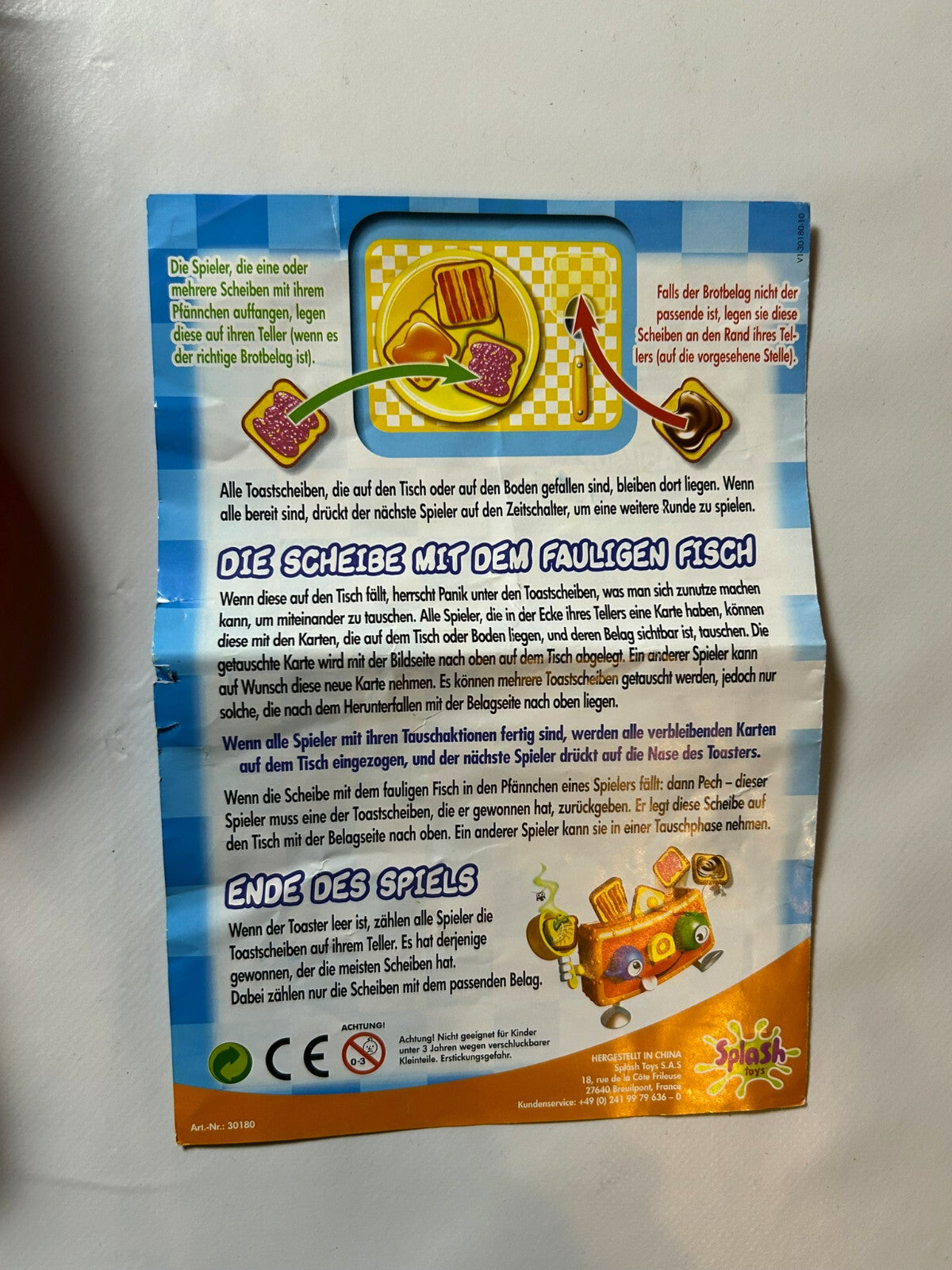 Tobi Toaster Reaktions-Spiel von Splash Toys Kinderspiel - Vollständig - Ansicht 7