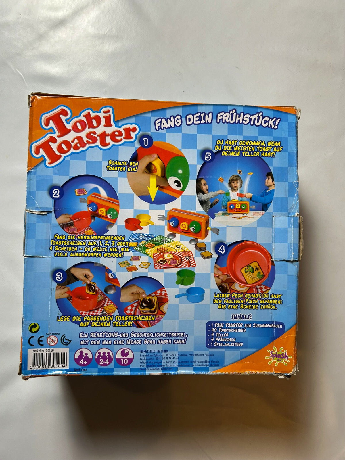 Tobi Toaster Reaktions-Spiel von Splash Toys Kinderspiel - Vollständig - Ansicht 9