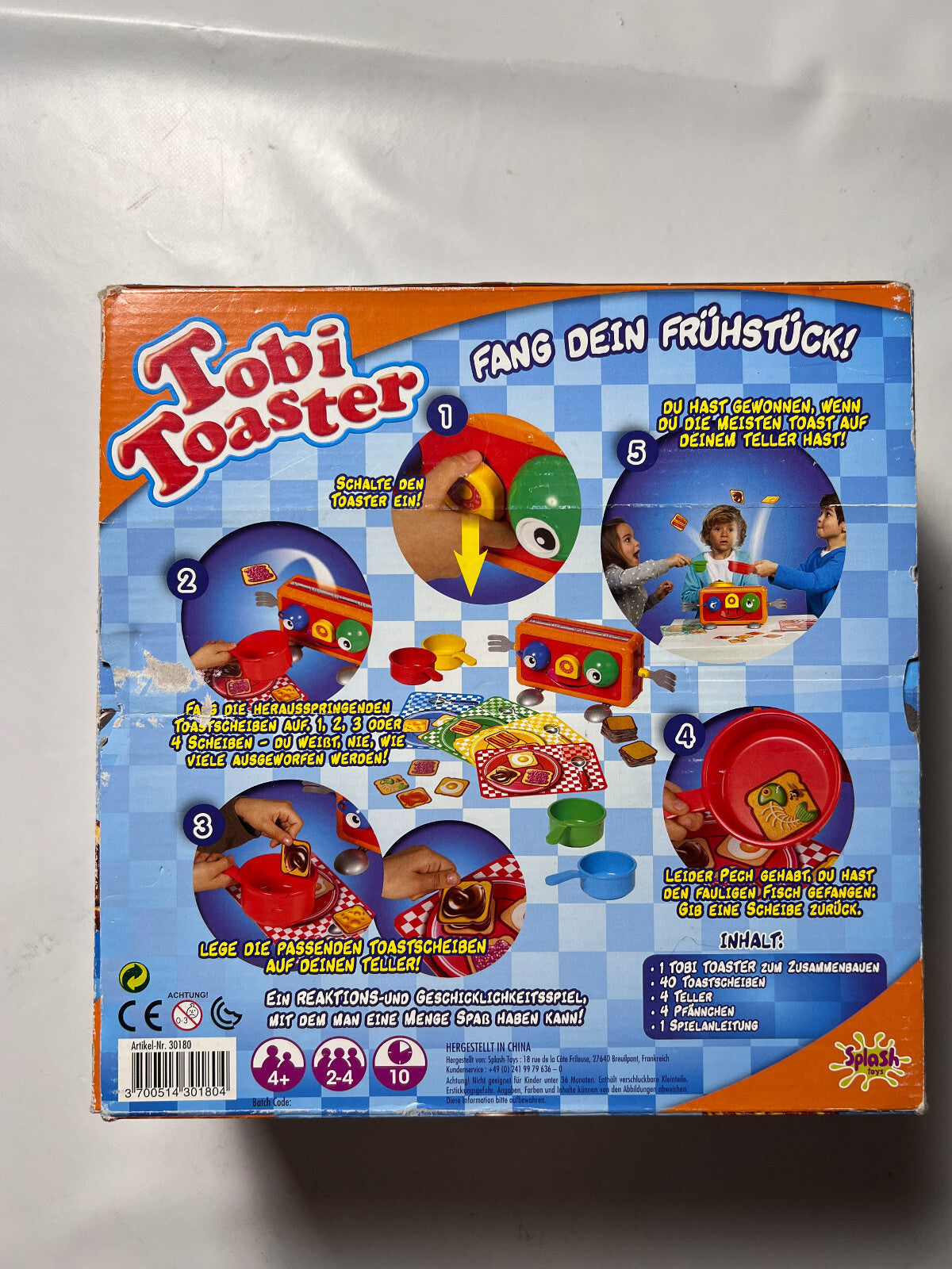 Tobi Toaster - Reaktions-Spiel von Splash Toys - Vollständig - Ansicht 12