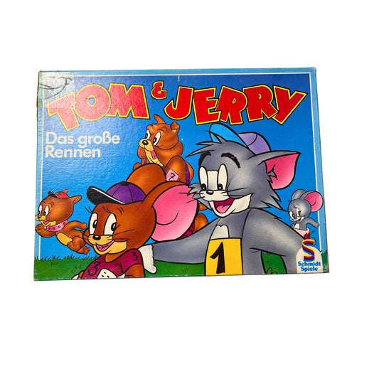 Tom & Jerry Das große Rennen Spiel Schmidt Spiele 1989 – SKU A4394 – Gesellschaftsspiel gebraucht kaufen bei Brettspielimperium
