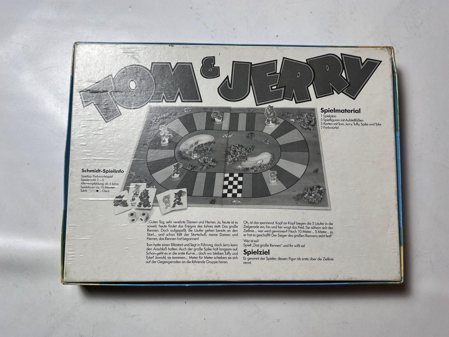 Tom & Jerry Das große Rennen Spiel Schmidt Spiele 1989 - Vollständig - Ansicht 2
