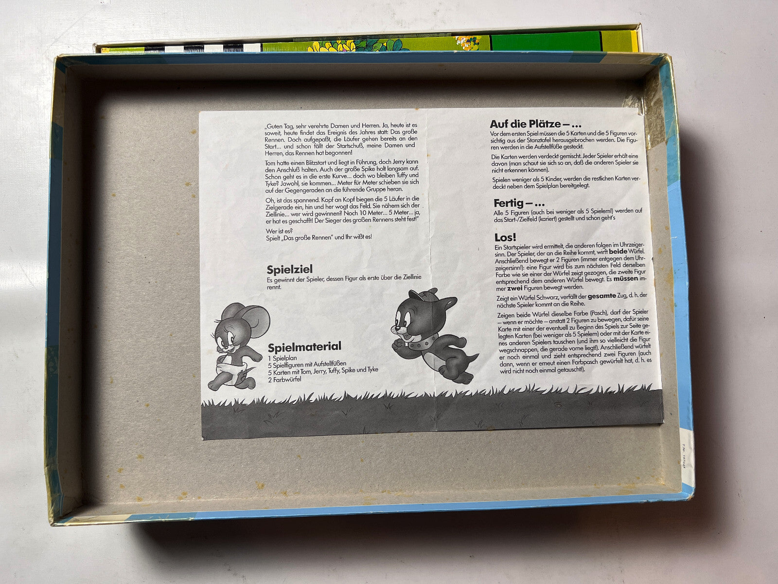 Tom & Jerry Das große Rennen Spiel Schmidt Spiele 1989 - Vollständig - Ansicht 7