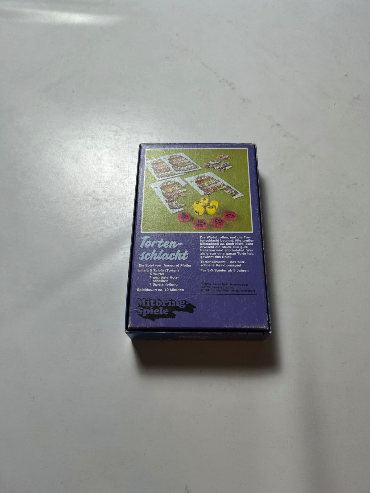 Tortenschlacht Spiel Ravensburger Mitbringspiel - Vollständig - Ansicht 2