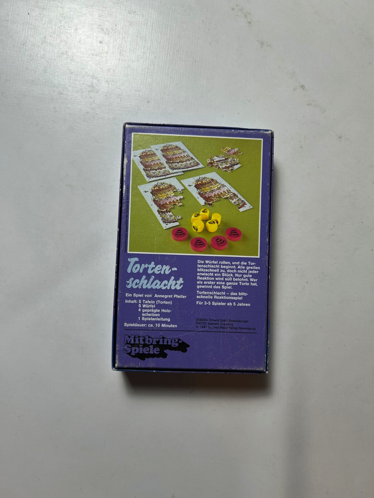 Tortenschlacht Spiel Ravensburger Mitbringspiel - Vollständig - Ansicht 7