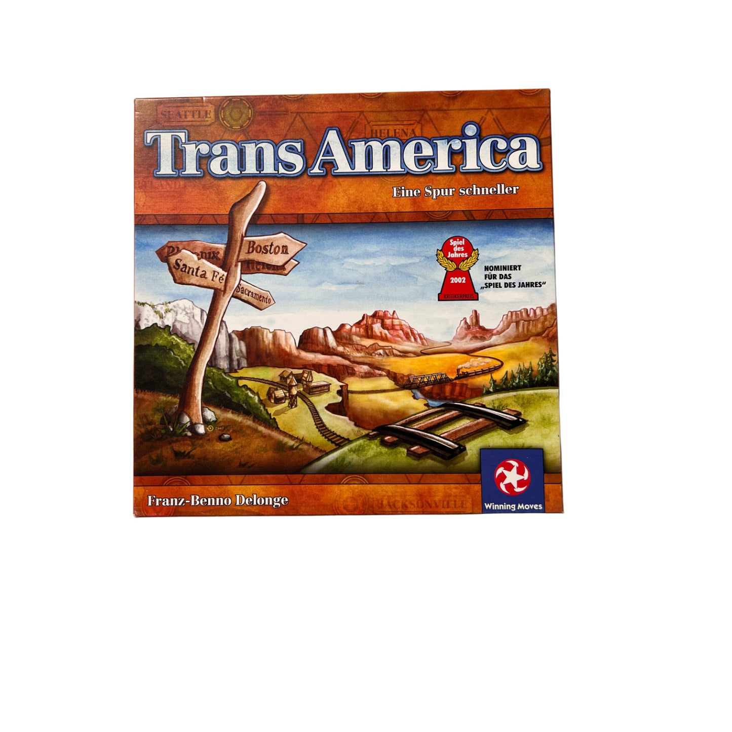 Trans America - Winning Moves - deutsch – SKU A13623 – Gesellschaftsspiel gebraucht kaufen bei Brettspielimperium