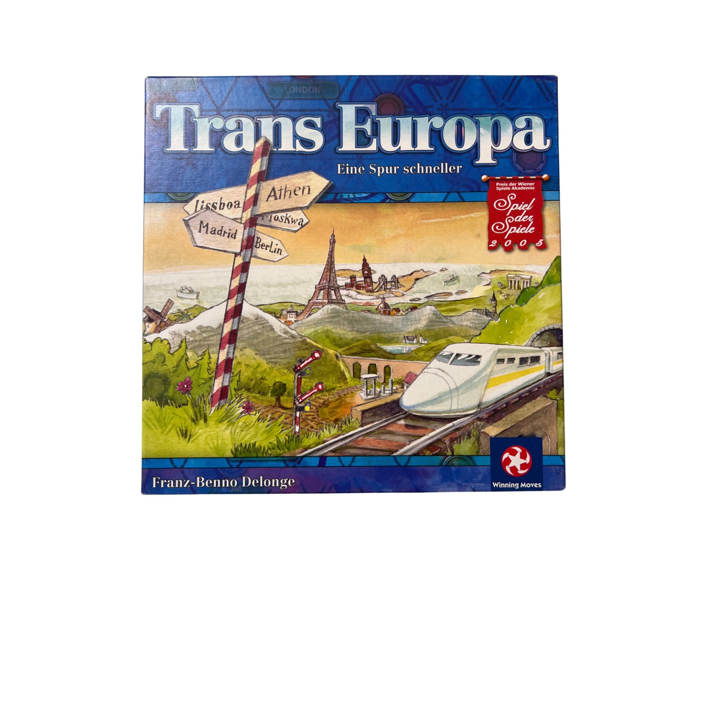 Trans Europa - Winning Moves – SKU A13494 – Gesellschaftsspiel gebraucht kaufen bei Brettspielimperium