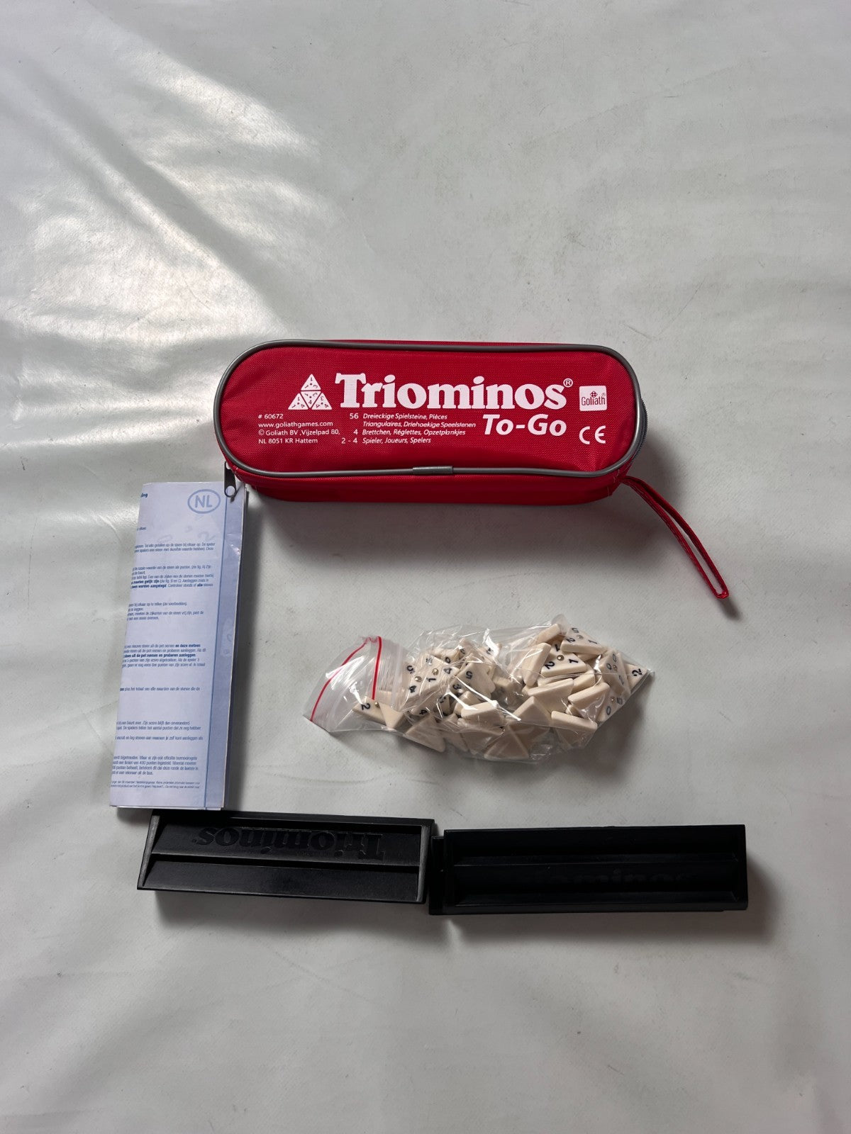 Triominos ToGo  Goliath 60672 Steine 2,5x2,5cm  Vollständig - Ansicht 2