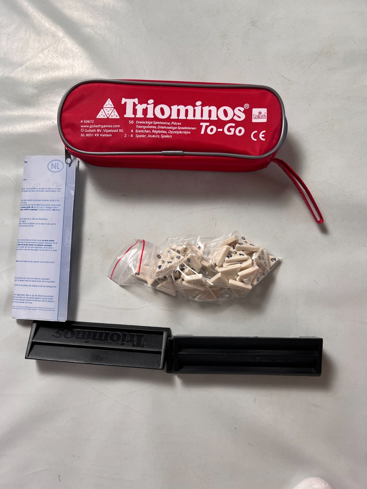 Triominos ToGo  Goliath 60672 Steine 2,5x2,5cm  Vollständig - Ansicht 4