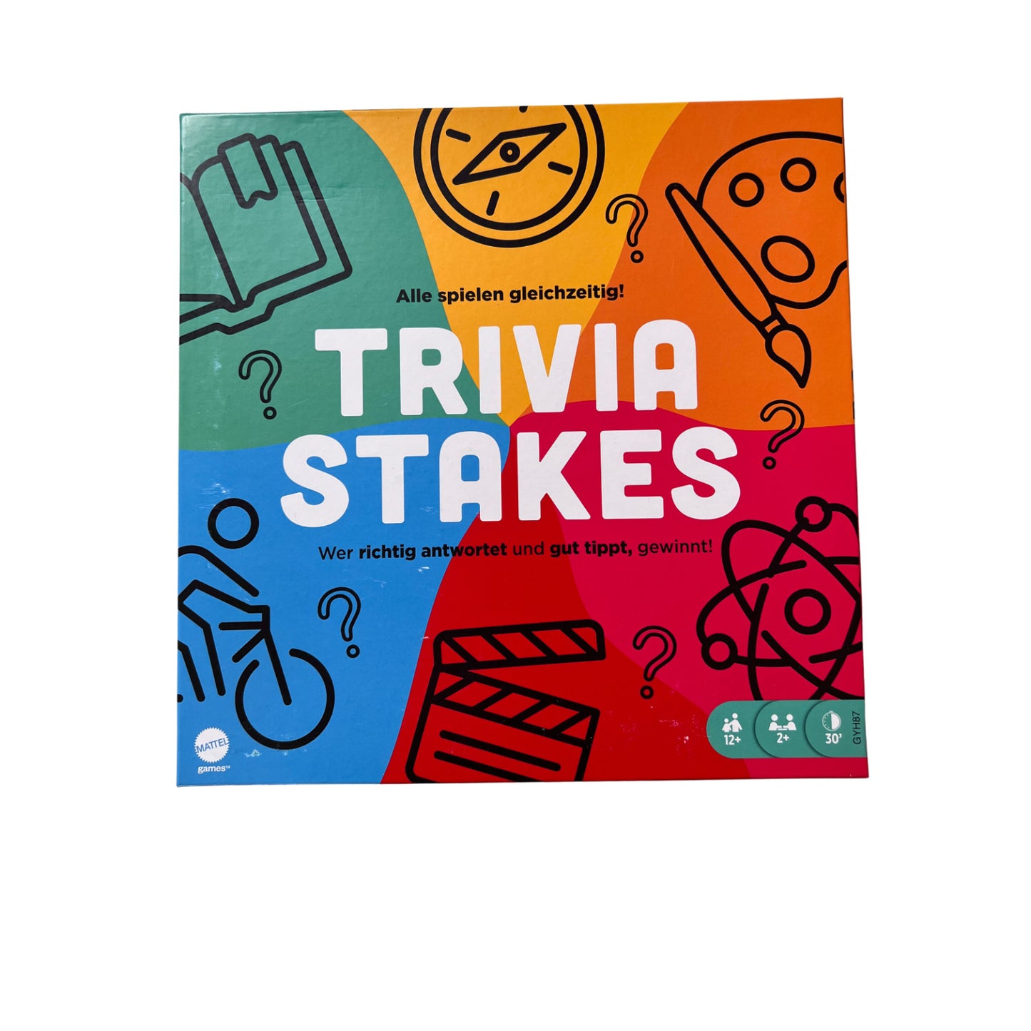 Trivia Stakes Gesellschaftsspiel Quizspiel Wissen ab 12 Mattel – SKU A14291 – Gesellschaftsspiel gebraucht kaufen bei Brettspielimperium