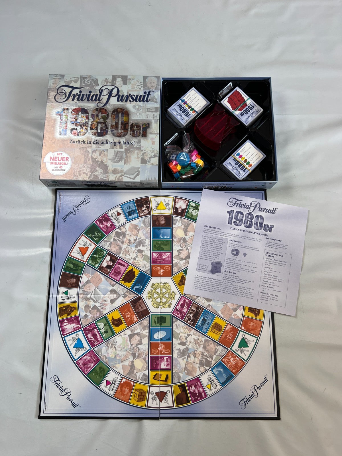 Trivial Pursuit 1980er  Zurück in die 80er Jahre  Hasbro 2000  Vollständig - Ansicht 2