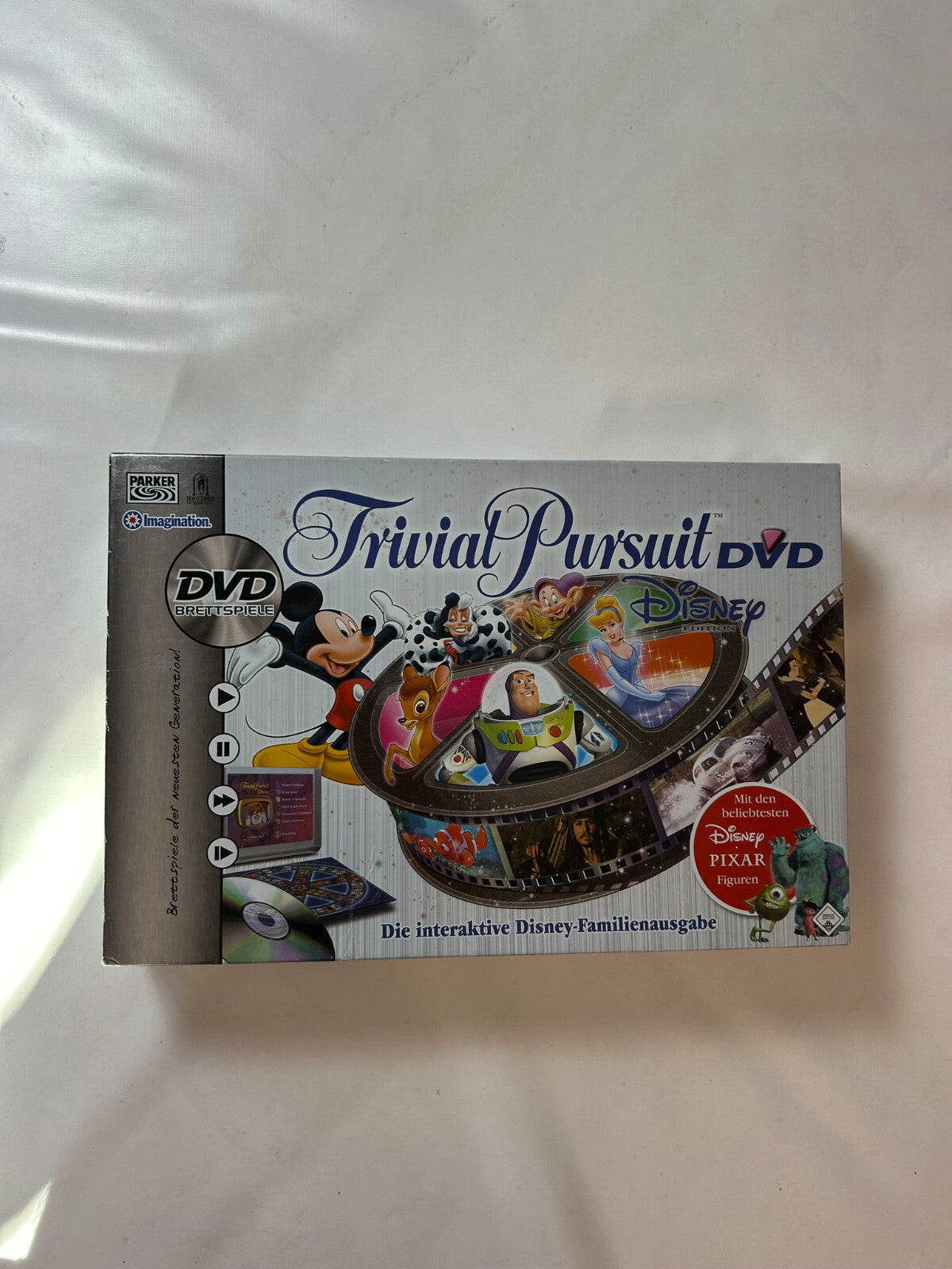 Trivial Pursuit Disney DVD Brettspiel Parker 2005 - Vollständig - Ansicht 2