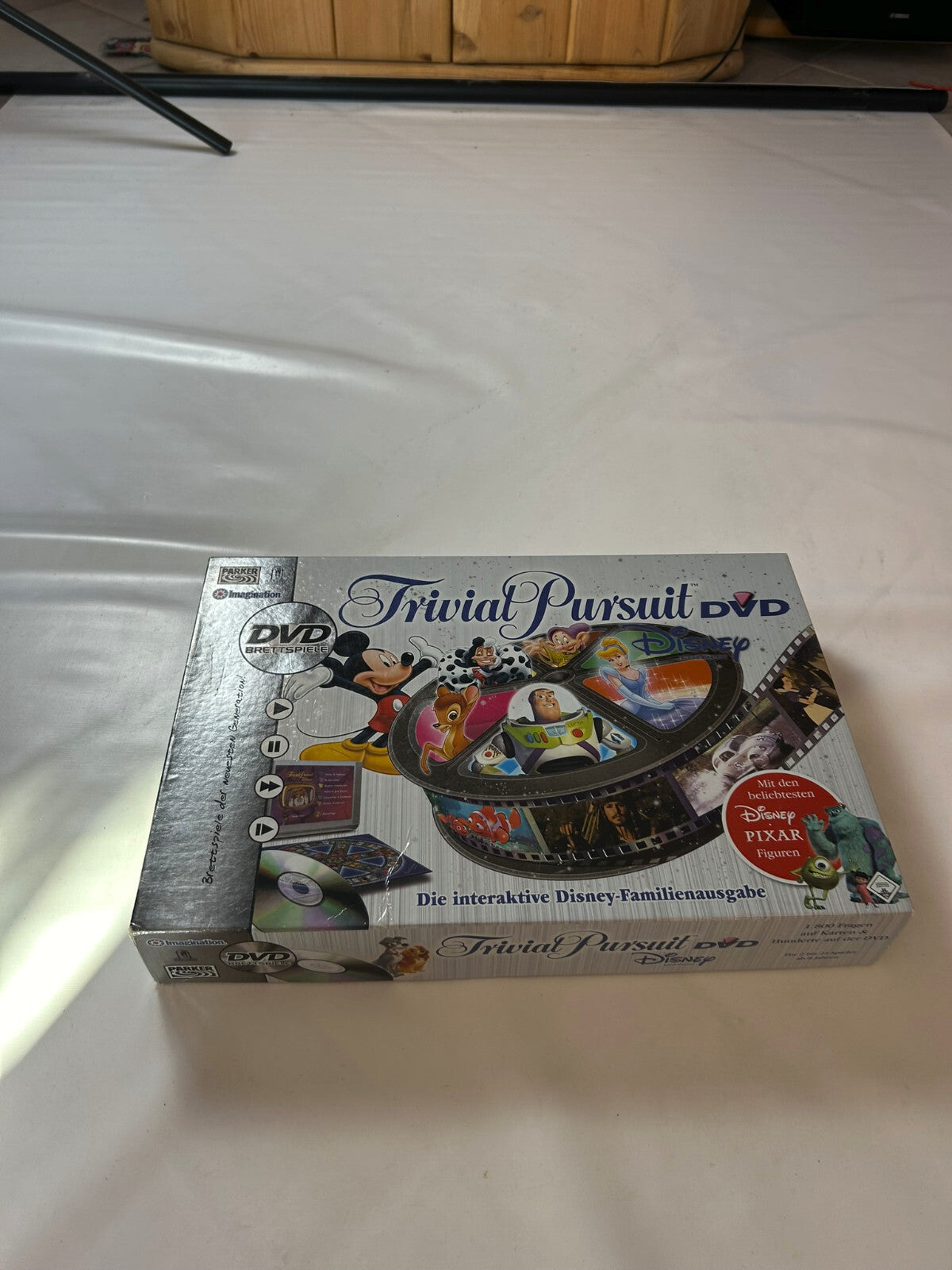 Trivial Pursuit Disney DVD Brettspiel Parker 2005 - Vollständig - Ansicht 3