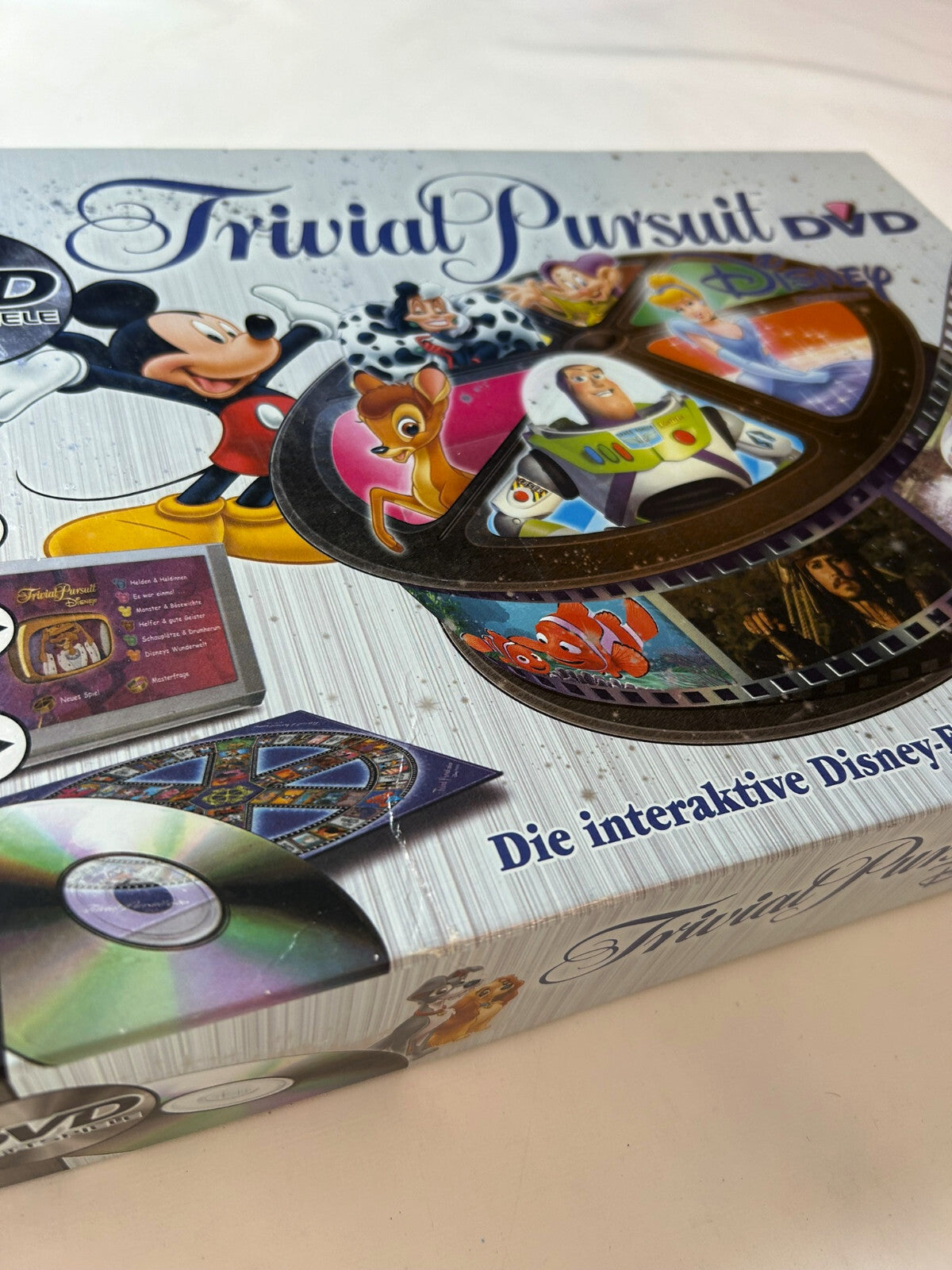 Trivial Pursuit Disney DVD Brettspiel Parker 2005 - Vollständig - Ansicht 4
