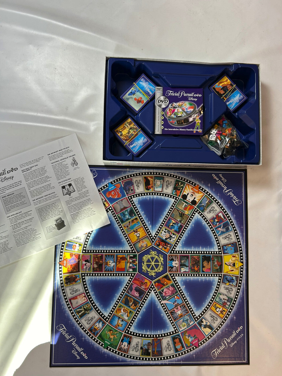 Trivial Pursuit Disney DVD Brettspiel Parker 2005 - Vollständig - Ansicht 7