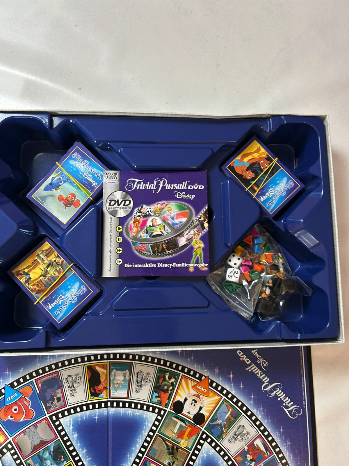 Trivial Pursuit Disney DVD Brettspiel Parker 2005 - Vollständig - Ansicht 8