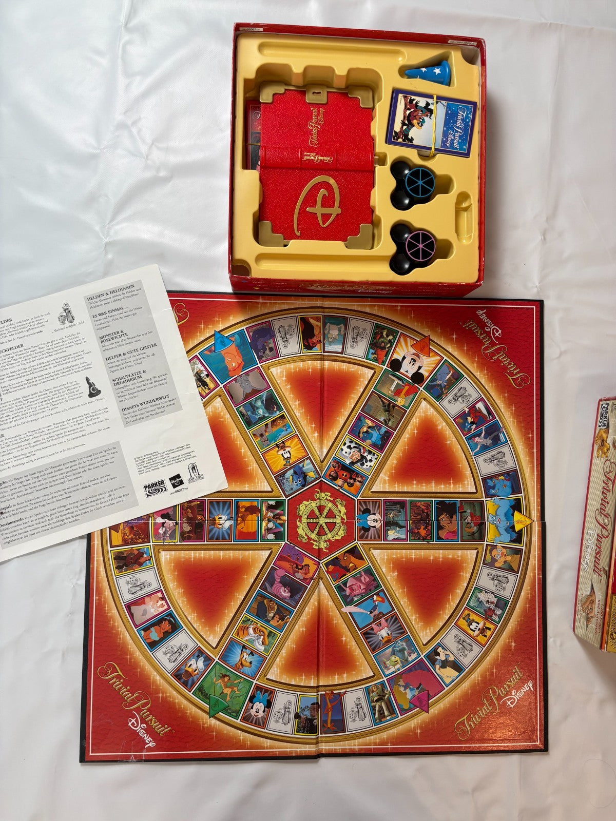 Trivial Pursuit Disney rote Edition Hasbro Spiel Gesellschaftsspie - vollständig - Ansicht 7