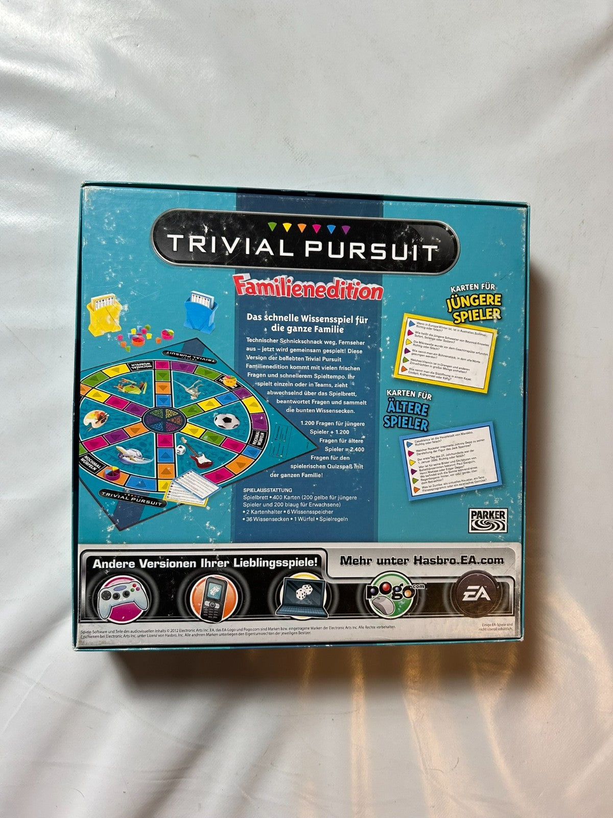 Trivial Pursuit Familienedition Parker Hasbro Spiel 2014  Vollständig - Ansicht 10