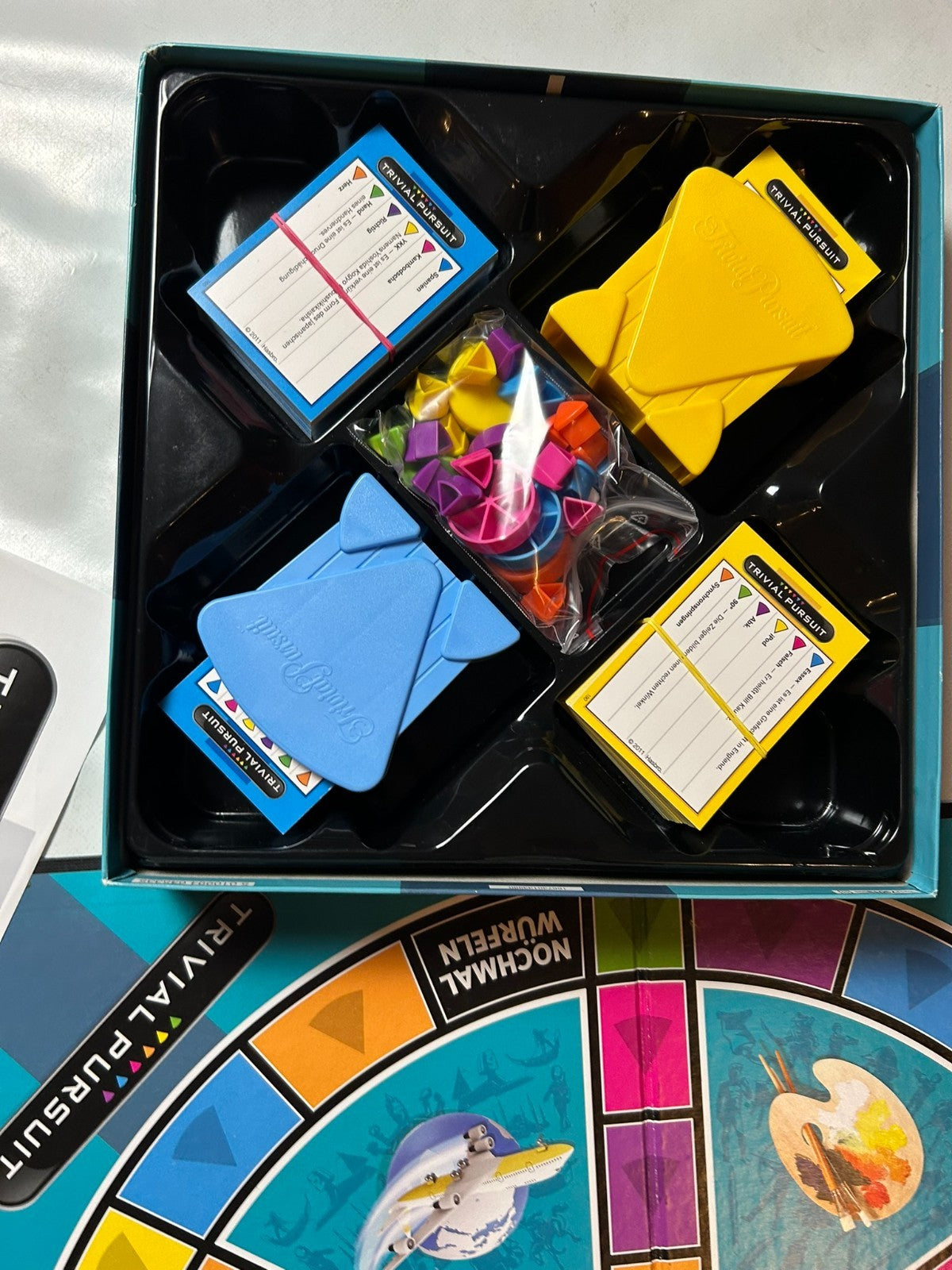 Trivial Pursuit Familienedition Parker Hasbro Spiel 2014  Vollständig - Ansicht 8