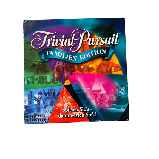Trivial Pursuit Familienedition Parker Hasbro Spiel - Vollständig - Ansicht 1