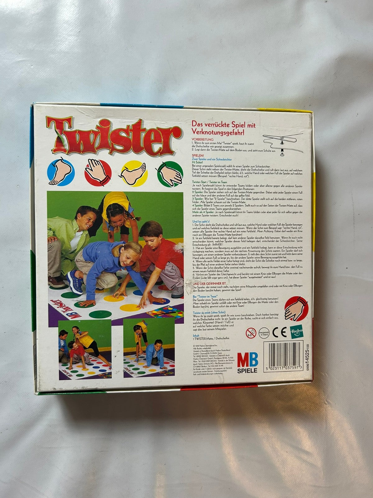Twister Hasbro MB Spiele Partyspiel 1999 Spiel  Vollständig - Ansicht 8