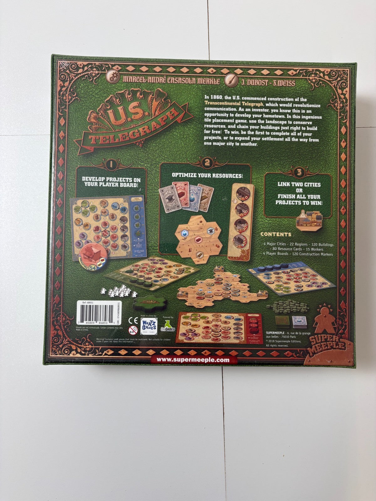 U.S. Telegraph Spiel Supermeeple englisch - NEU in Folie - Ansicht 6