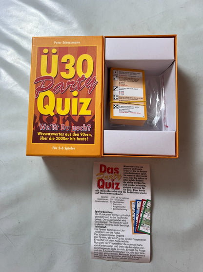 Ü-30 Party Quiz Kartenspiel - Vollständig - Ansicht 2