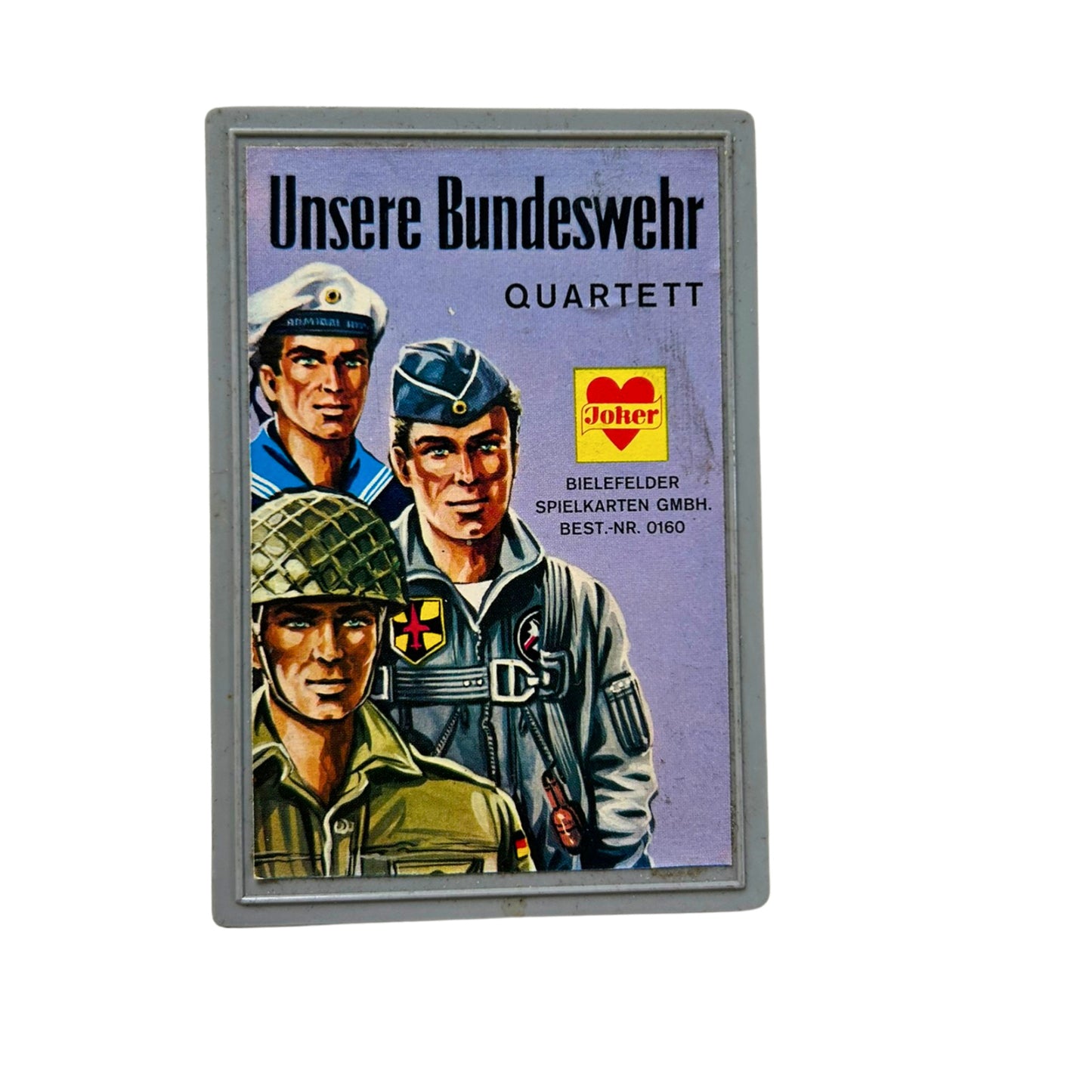 Unsere Bundeswehr Quartett Bielefelder Spielkarten – SKU A5967 – Kartenspiel gebraucht kaufen bei Brettspielimperium