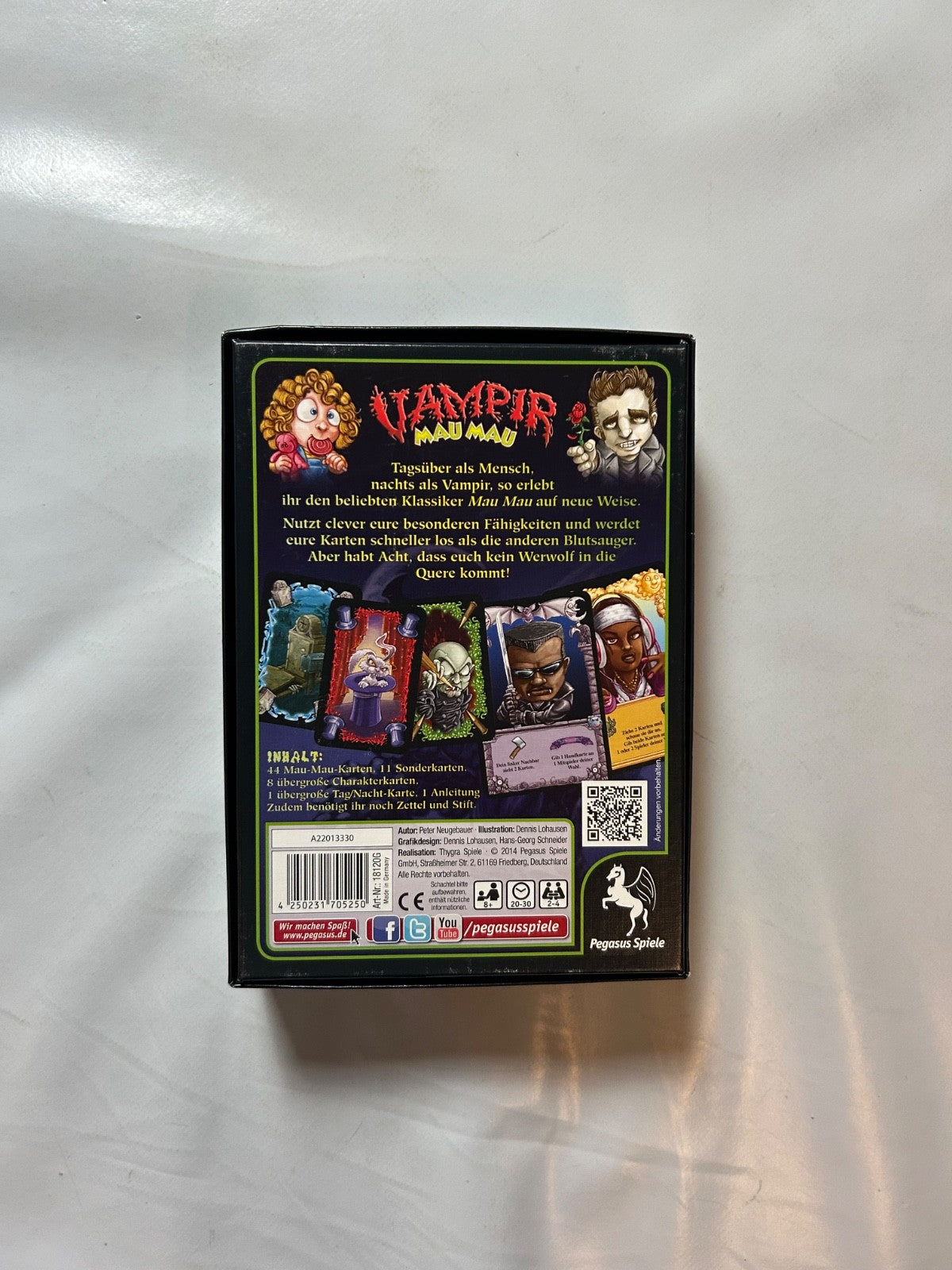 Vampir Mau Mau Pegasus Spiele Kartenspiel Familien  Vollständig - Ansicht 8