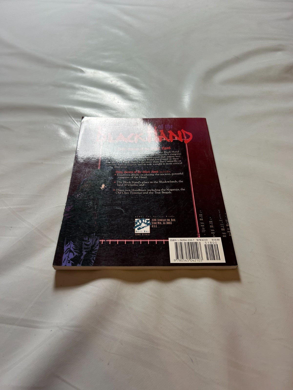 Vampire The Masquerade Dirty secrets of the Black Hand WW4210 Englisch - Ansicht 8