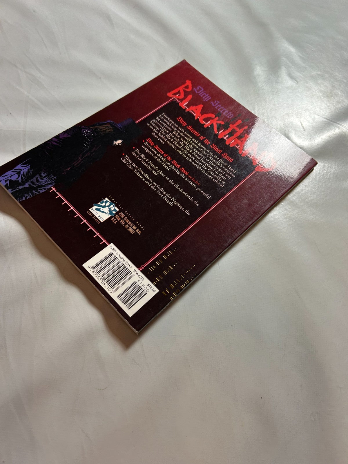 Vampire The Masquerade Dirty secrets of the Black Hand WW4210 Englisch - Ansicht 9