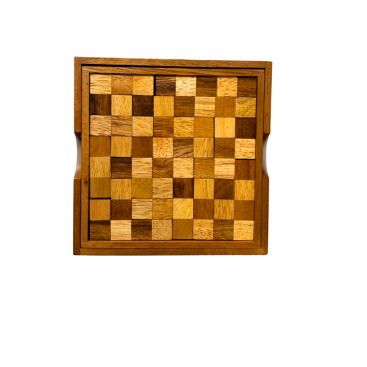 Verflixtes Schachbrett Knobelspiel Holz - Neu in Folie - Ansicht 1