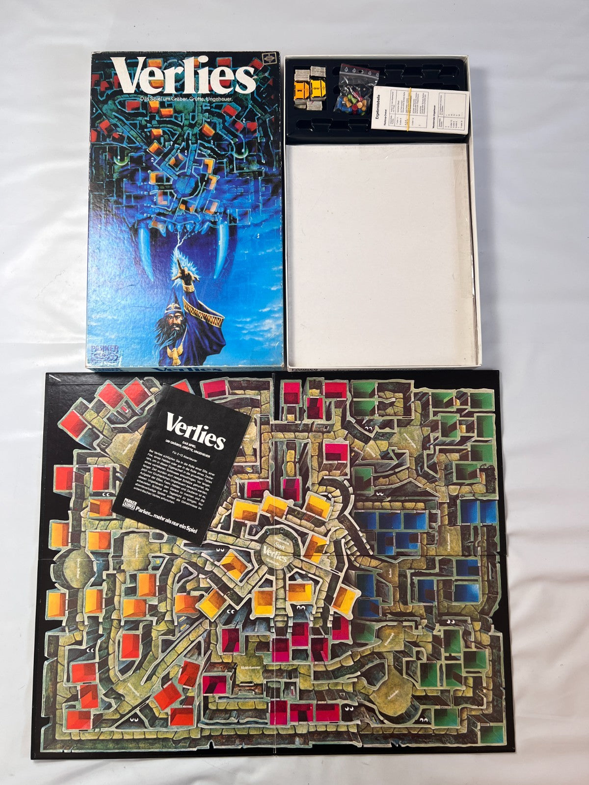 Verlies Das Spiel um Gräber Parker: 1978 Art.Nr. 6041028   Vollständig - Ansicht 2