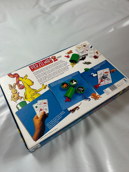 Vier Zu Mir! Brettspiel 90er Kinderspiel ASS 1996 Tierfiguren -Vollständig Retro - Ansicht 13