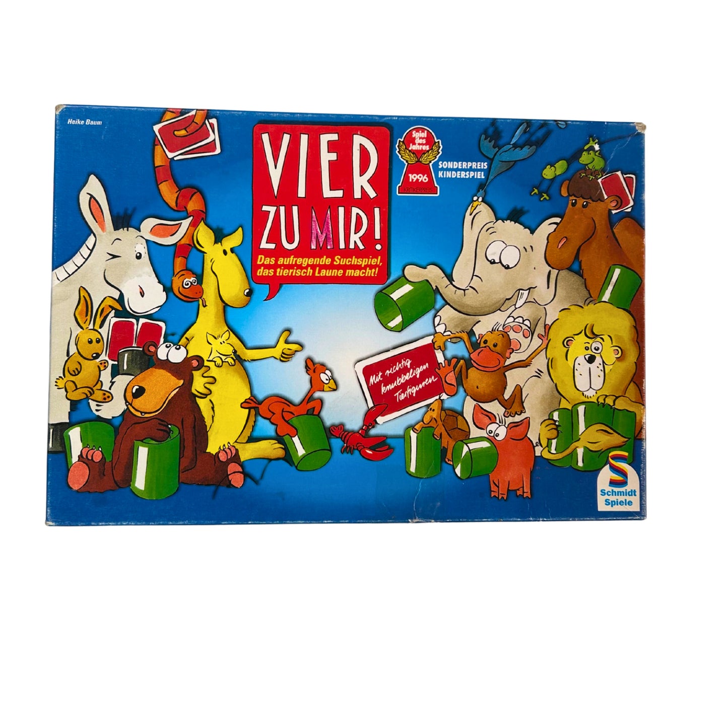 Vier Zu Mir! Brettspiel 90er Kinderspiel ASS 1996 Tierfiguren – SKU A11462 – Gesellschaftsspiel gebraucht kaufen bei Brettspielimperium