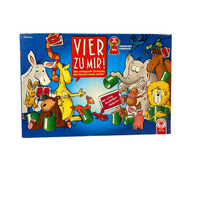 Vier Zu Mir! Brettspiel 90er Kinderspiel ASS 1996 Tierfiguren – SKU A7958 – Gesellschaftsspiel gebraucht kaufen bei Brettspielimperium