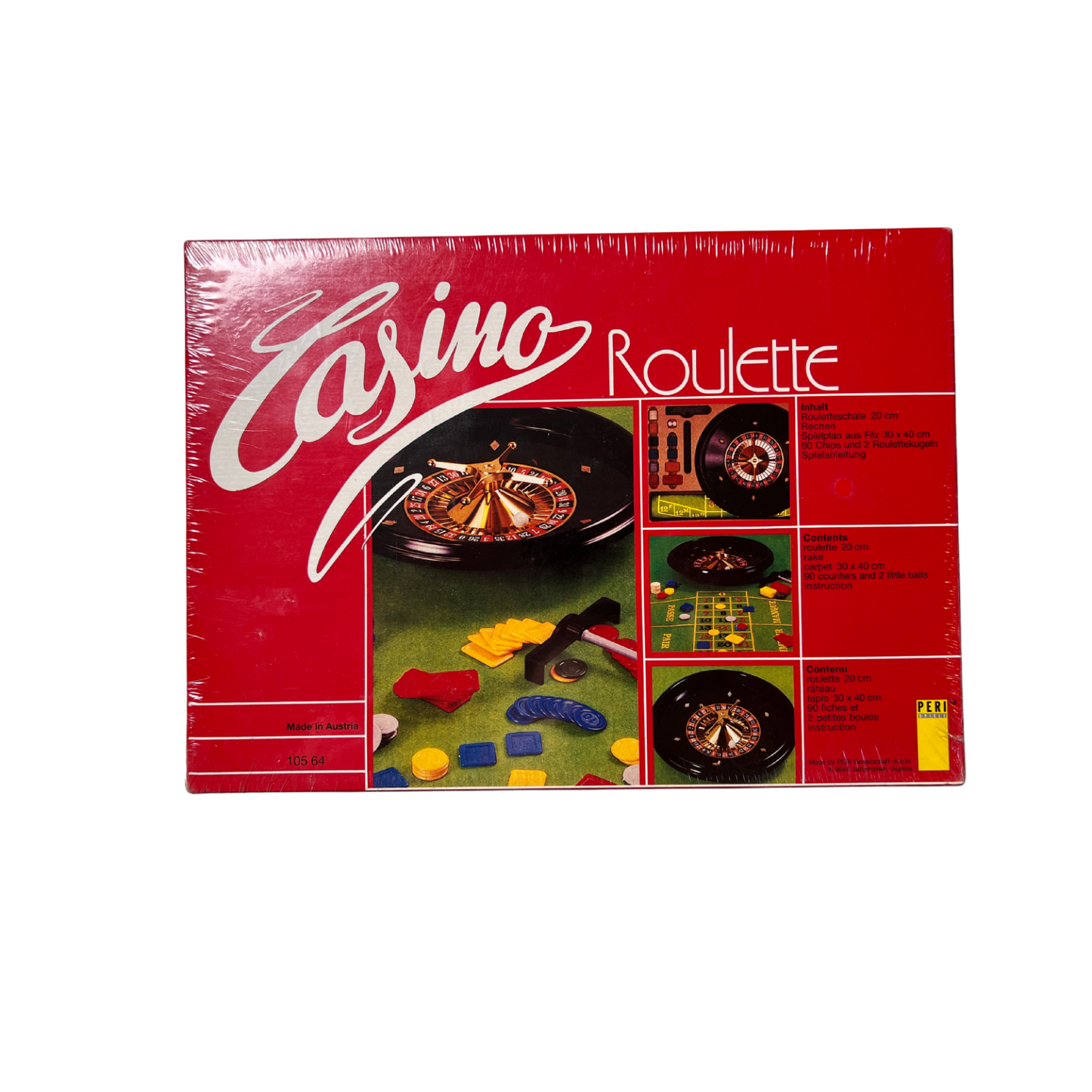 Vintage Casino Roulette PERI Spiele (Made In Austria) 90er Jahre  Neu in Folie - Ansicht 1