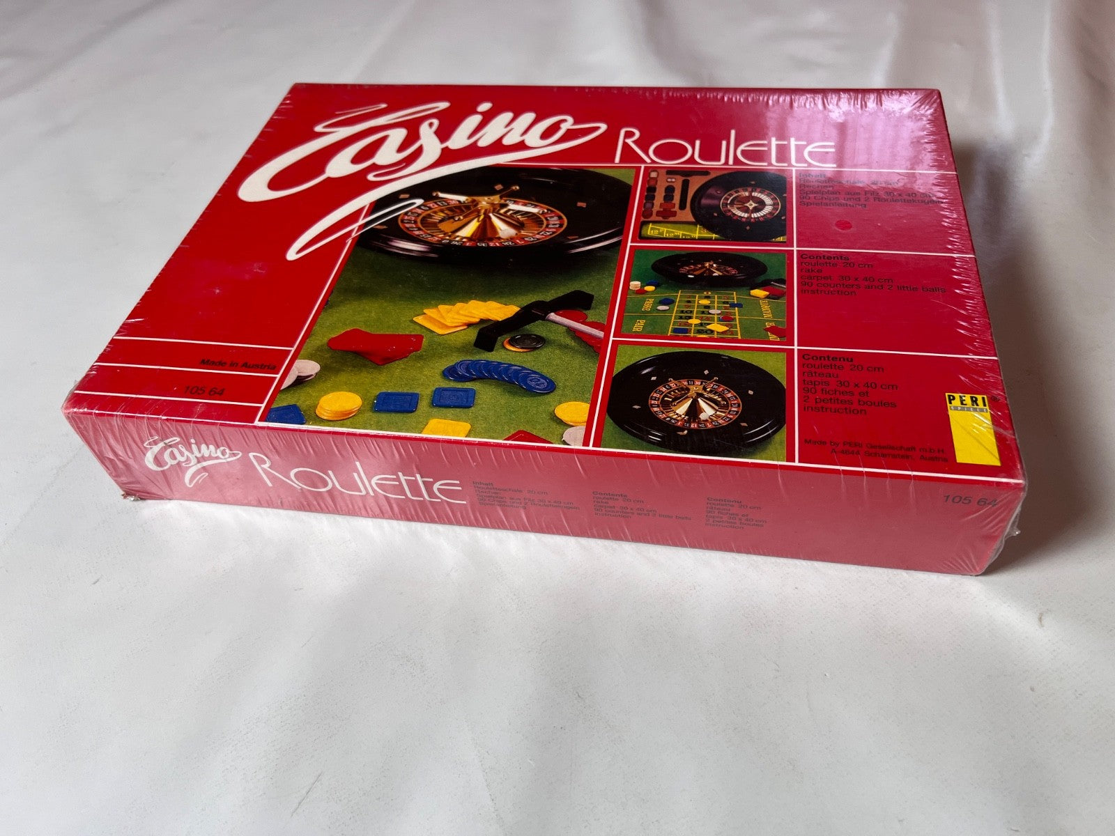 Vintage Casino Roulette PERI Spiele (Made In Austria) 90er Jahre  Neu in Folie - Ansicht 6