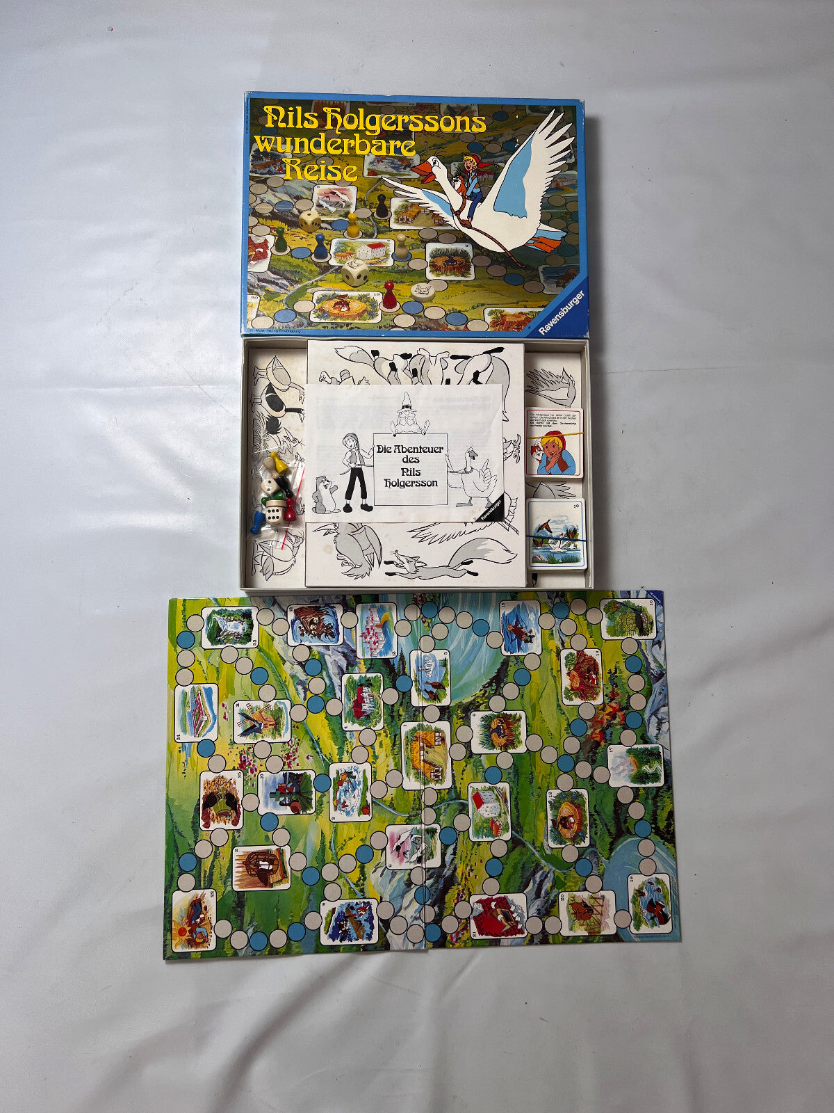 Vintage Nils Holgerssons Wunderbare Reise - Ravensburger 1982 - Vollständig - Ansicht 2