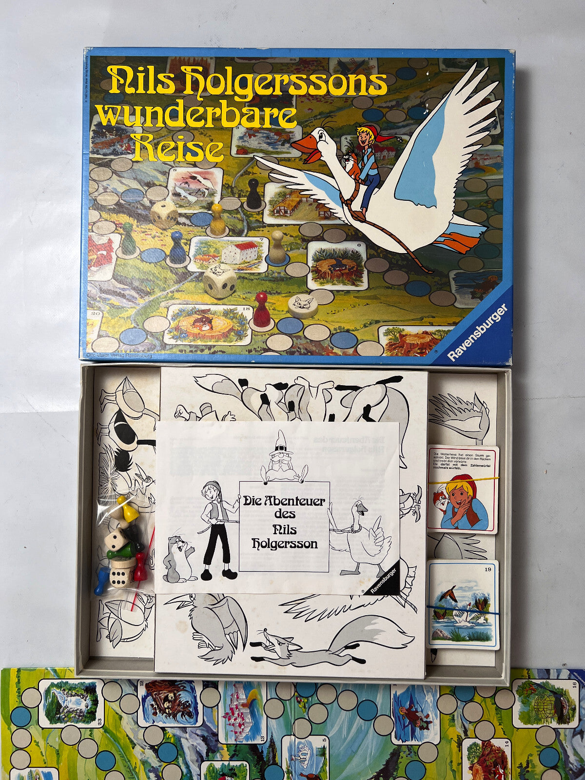 Vintage Nils Holgerssons Wunderbare Reise - Ravensburger 1982 - Vollständig - Ansicht 3