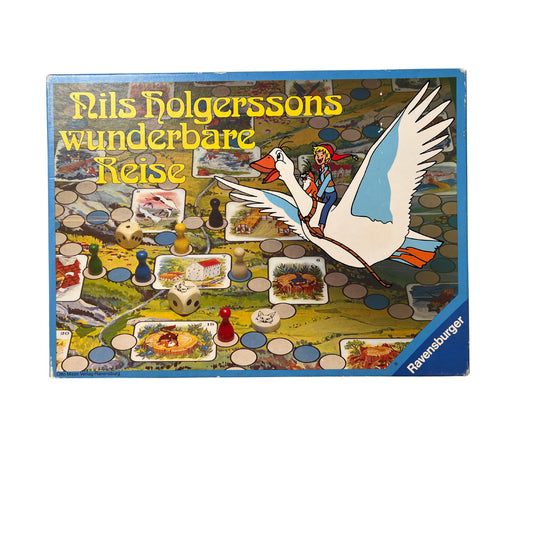 Vintage Nils Holgerssons Wunderbare Reise - Ravensburger 1982 – SKU A8562 – Gesellschaftsspiel gebraucht kaufen bei Brettspielimperium