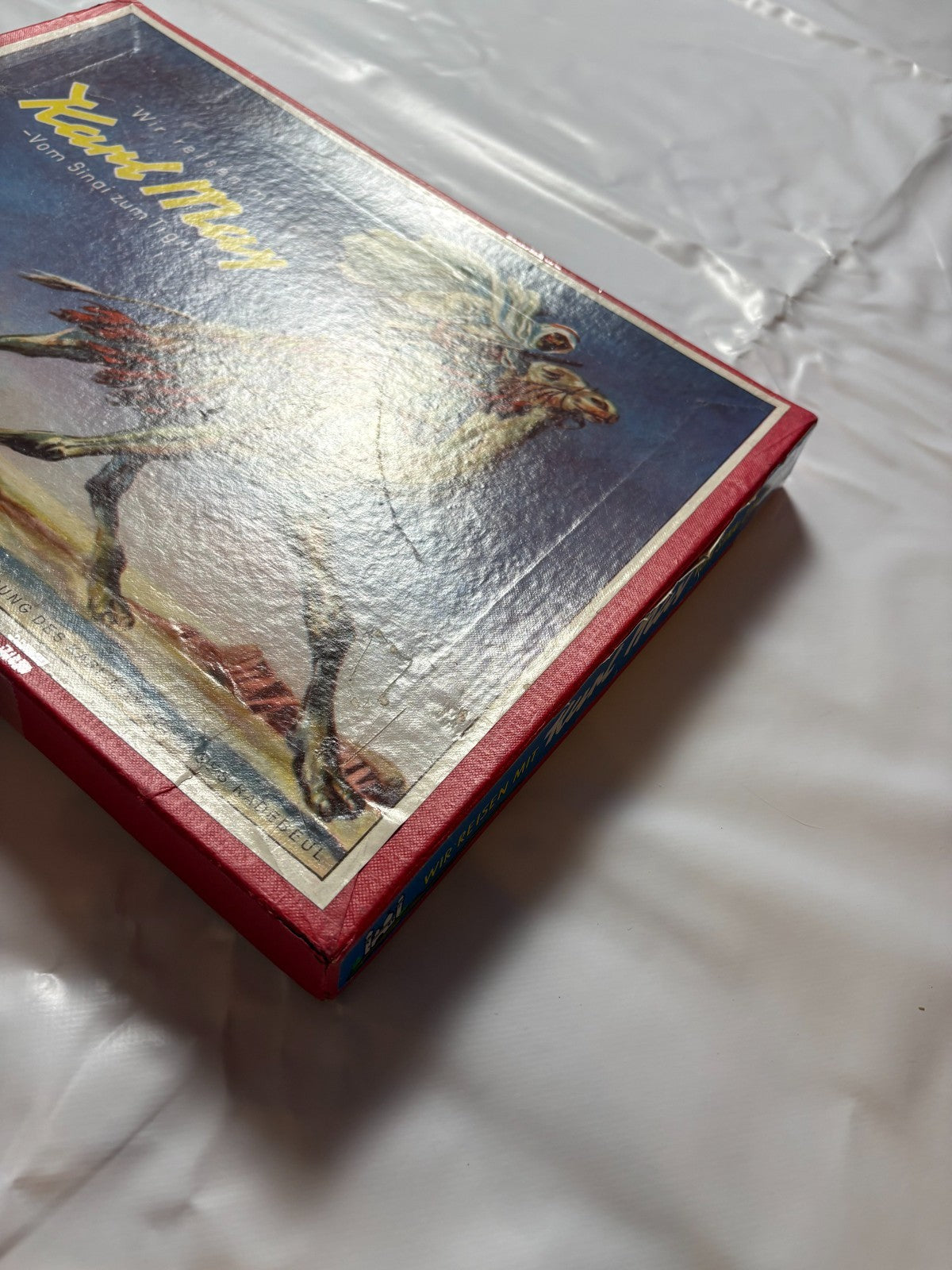 Vintage Wir reisen mit Karl May Vom Sinai zum Tigris Schmidt Spiele Holzfiguren - Ansicht 4