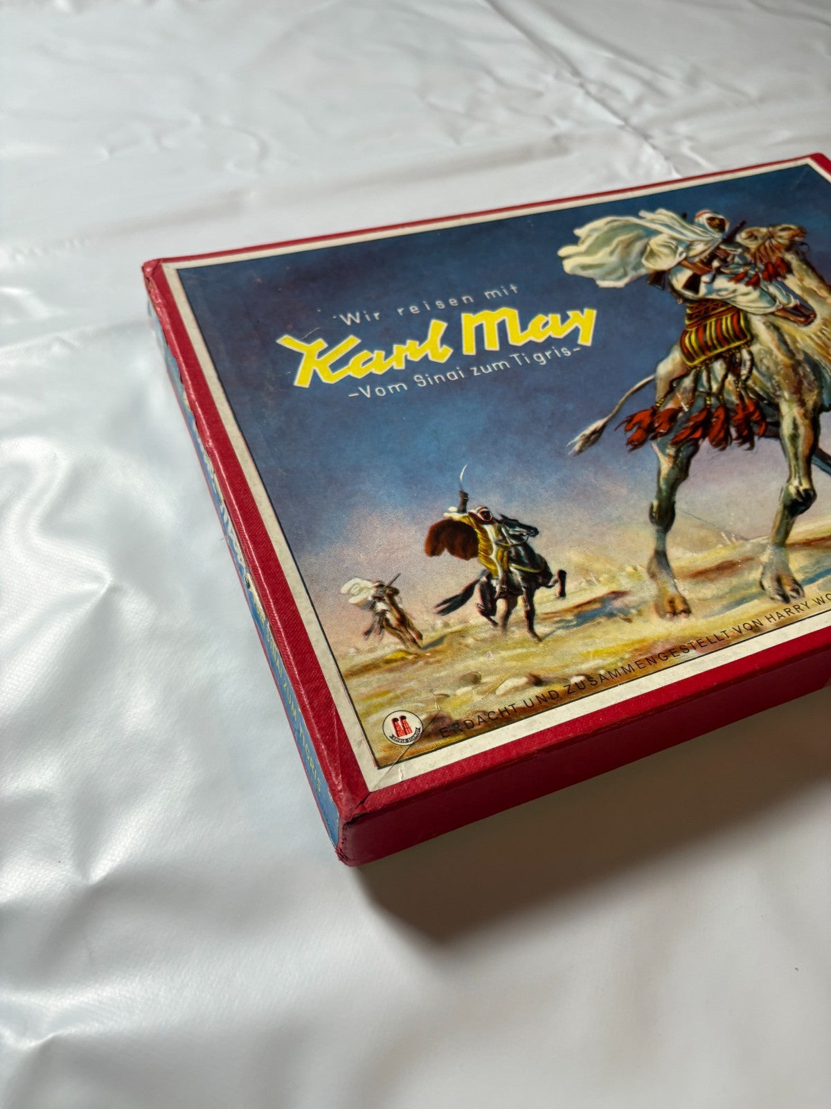 Vintage Wir reisen mit Karl May Vom Sinai zum Tigris Schmidt Spiele Holzfiguren - Ansicht 5