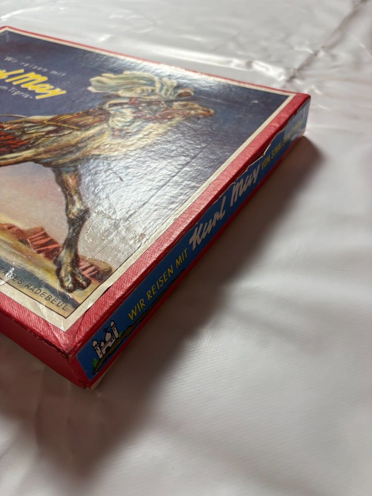 Vintage Wir reisen mit Karl May Vom Sinai zum Tigris Schmidt Spiele Holzfiguren - Ansicht 7