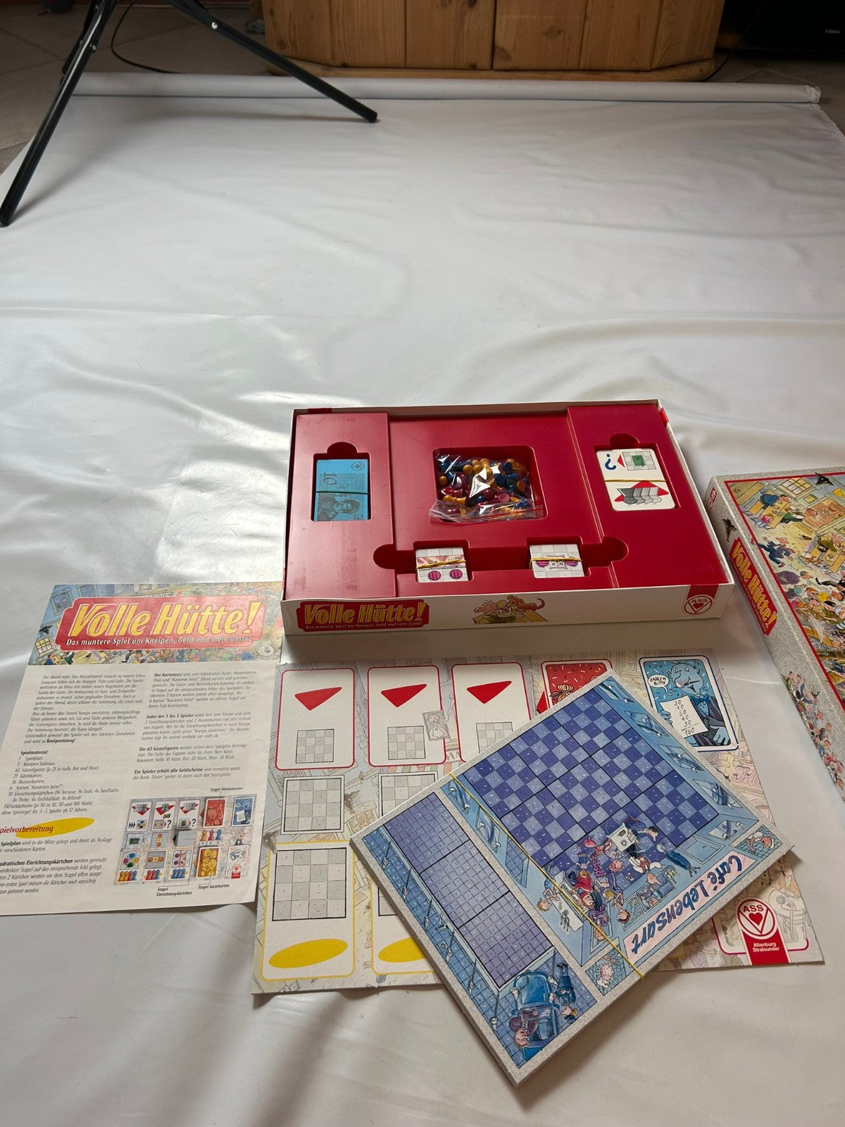 Volle Hütte Spiel Kneipen Geld Gäste Brettspiel ASS - Vollständig - Ansicht 7