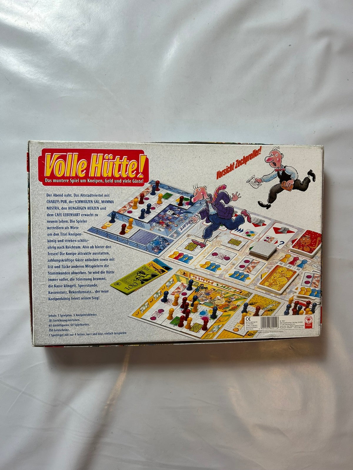 Volle Hütte Spiel Kneipen Geld Gäste Brettspiel ASS - Vollständig - Ansicht 8