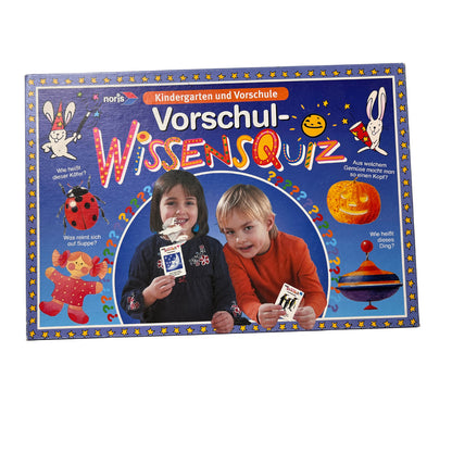 VorschulWissensquiz Spiel Noris Gesellschaftsspiel – SKU A4758 – Gesellschaftsspiel gebraucht kaufen bei Brettspielimperium